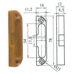 GACHE 87/ROUL.78X16X12 AKULON